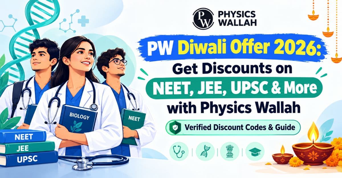 PW Diwali Offer 2026: Find Your Physics Wallah Coupon Code for NEET, JEE, UPSC & More
